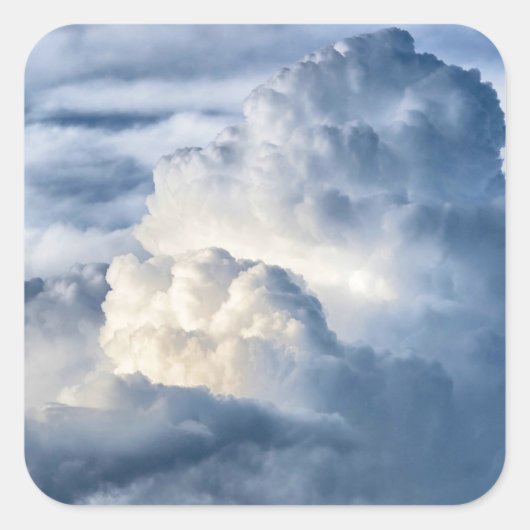 Cumulus Cloud Group Vierkante Sticker (Voorkant)