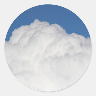 Cumulus Cloud Ronde Sticker