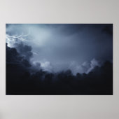 CUMULUS CLOUDS EN LIGHTS POSTER (Voorkant)