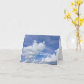 Cumulus Puffs Penser À Votre Carte (Fleur jaune)