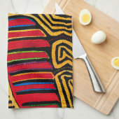 Cuna Indian Mola Duck Design Theedoek (Quarter Fold)