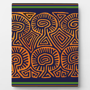 Cuna Indian Mushroom Demons Fotoplaat