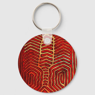Cuna Indian Tribal Lobster Skeleton Sleutelhanger