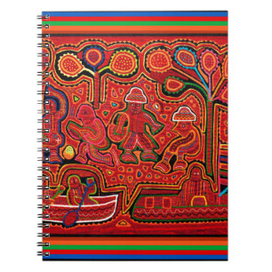 Cuna Indische mannen in Cayucos Notitieboek