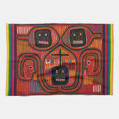 Cuna Tribal Design Theedoek (Horizontaal)