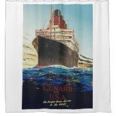 CUNARD AQUITANIA TRAVEL POTER SHOWER CURT DOUCHEGORDIJN (Voorkant)