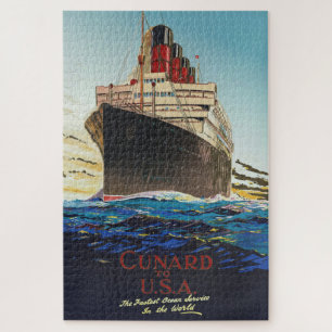 CUNARD OCEAN LINER AQUITANIA LEGPUZZEL