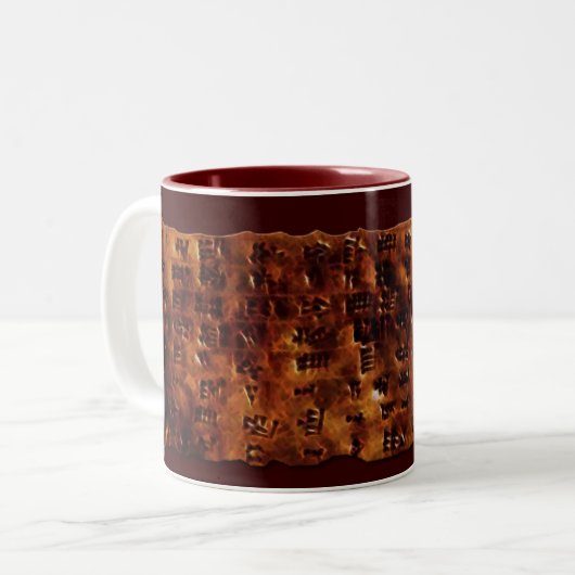 CUNEIFORM SCRIPT Gift Mok (Voorkant links)