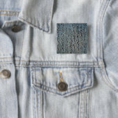 Cuneiform-script Vierkante Button 5,1 Cm (In situ)