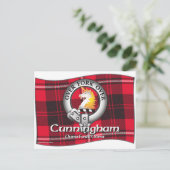 Cunningham Clan Briefkaart (Staand voorkant)