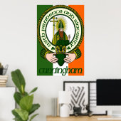 Cunningham Clan Motto Print (Thuiskantoor)