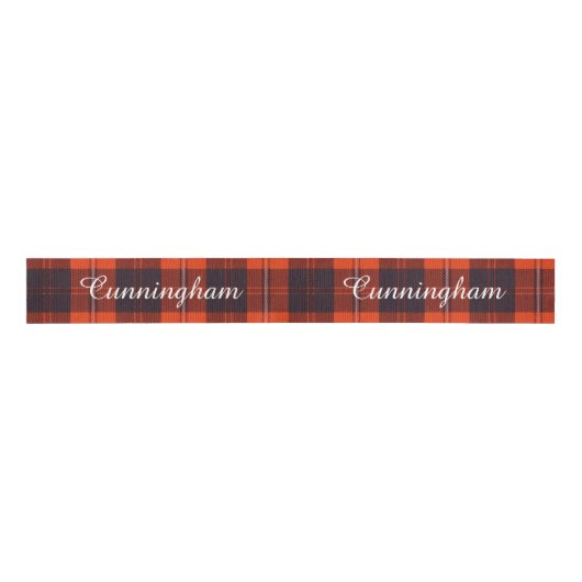 Cunningham clan Pset Scottish tartan Grosgrain Lint (Voorkant)