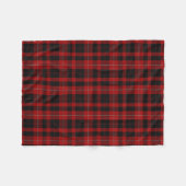 Cunningham Clan Tartan Pset Fleece Blanket (Voorkant (Horizontaal))