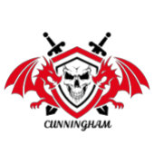 Cunningham familie crest T-shirt