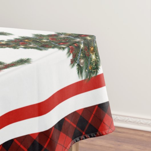 Cunningham Schotse geruite tartan kersttafels Tafelkleed (Voorbeeld)