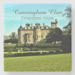 Cunningham Scottish Clan's Finlaystone House Stenen Onderzetter