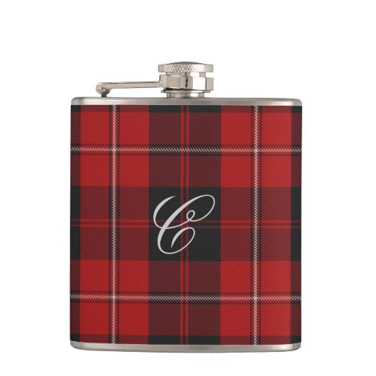 Cunningham Tartan Flask Heupfles (Voorkant)