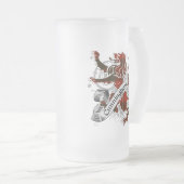 Cunningham Tartan Lion Matglas Bierpul (Voorkant rechts)