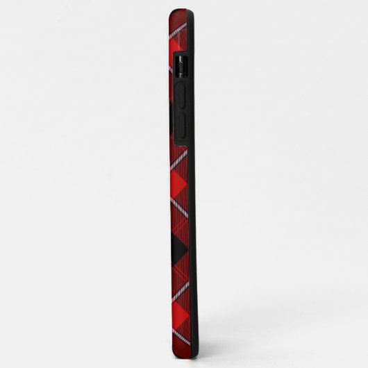 Cunningham Tartan Red Black Pset Case-Mate iPhone Case (Achterkant/links)