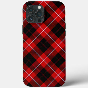 Cunningham Tartan Red Black Pset iPhone 13 Pro Max Hoesje