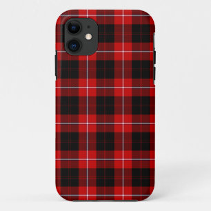 Cunningham Tartan Red Black Pset iPhone 11 Hoesje