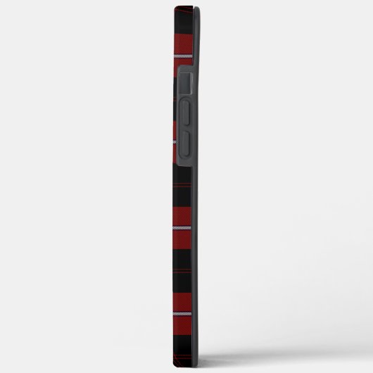 Cunningham Tartan Red Black Pset Case-Mate iPhone Case (Achterkant / Links)