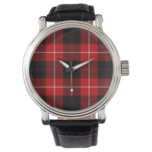 Cunningham Tartan Red Black Pset Horloge