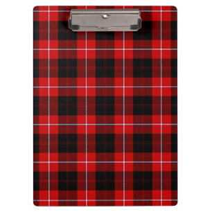 Cunningham Tartan Red Black Pset Klembord