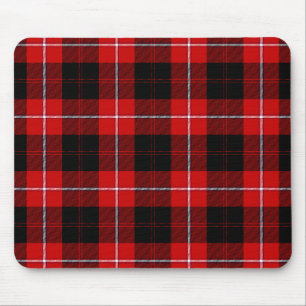 Cunningham Tartan Red Black Pset Muismat