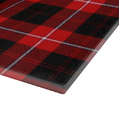 Cunningham Tartan Red Black Pset Snijplank (Hoek)