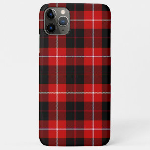 Cunningham Tartan Rood Zwart Geruit iPhone 11 Pro Max Hoesje
