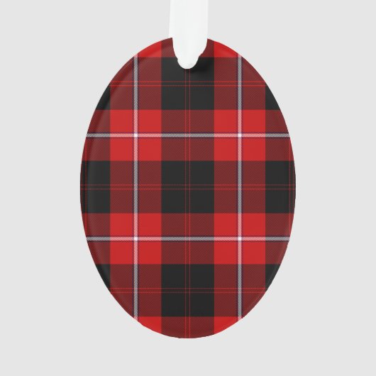 Cunningham Tartan rouge noir (dos)