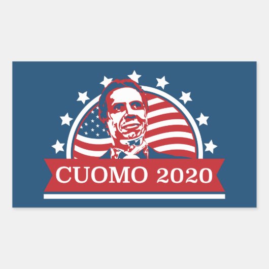 Cuomo 2020 | Stemming in President Rechthoekige Sticker (Voorkant)