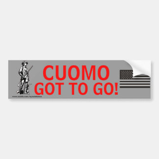 Cuomo moet gaan. bumpersticker