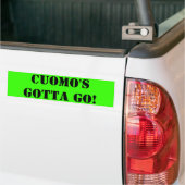 Cuomo moet gaan! bumpersticker (Op Truck)