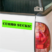 Cuomo Sucks - Grass Roots Green Bumpersticker (Op Truck)