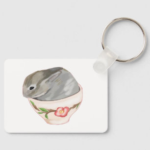 cup bunny sleutelhanger