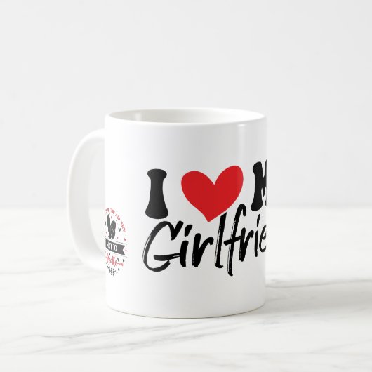 Cup Café Mug Saint Valentin (Devant gauche)