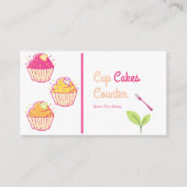 Cup Cakes Bakery Cartes de visite (Devant)