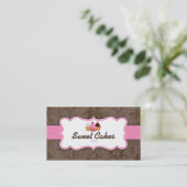 Cup Cakes Bakery Sweet Traitements Carte de visite (Debout devant)