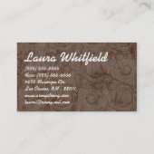 Cup Cakes Bakery Sweet Traitements Carte de visite (Dos)