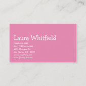 Cup Cakes Bakery Sweet Traitements Carte de visite (Dos)