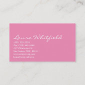 Cup Cakes Bakery Sweet Traitements Carte de visite (Dos)