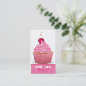 Cup Cakes Bakery Sweet Traitements Carte de visite (Debout devant)
