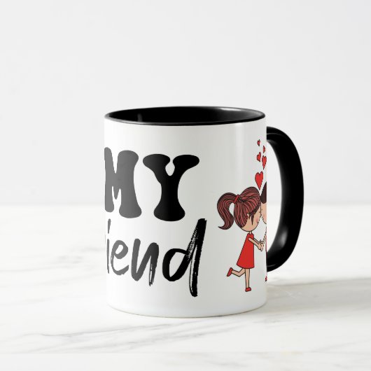 Cup Coffee Mug Valentine's Day (Devant droit)