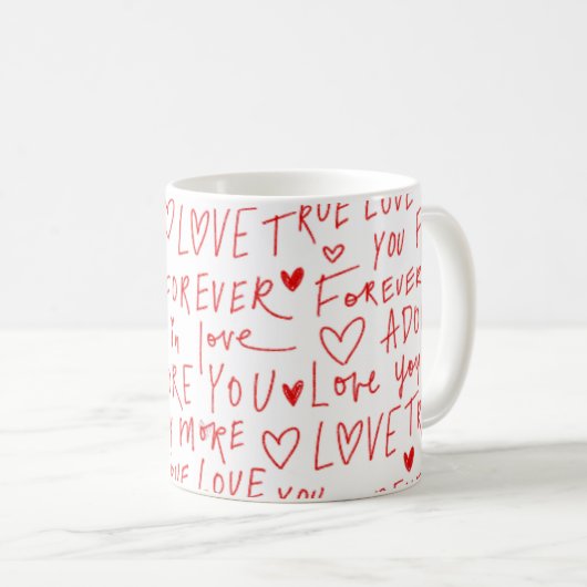 Cup Coffee Mug Valentine's Day (Devant droit)