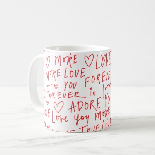 Cup Coffee Mug Valentine's Day (Devant gauche)