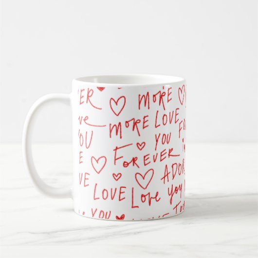 Cup Coffee Mug Valentine's Day (Gauche)