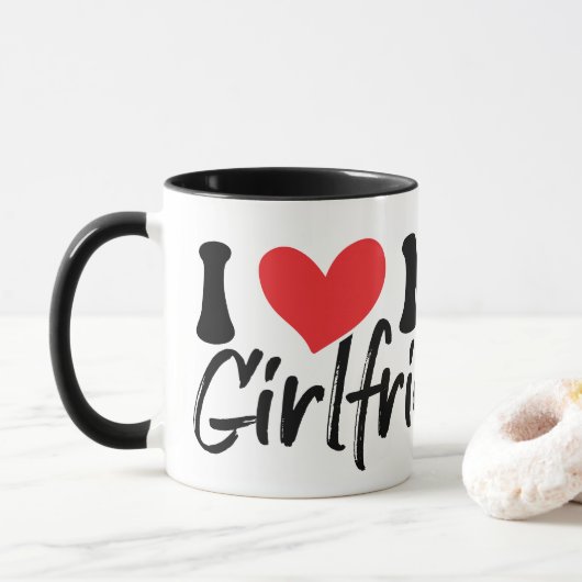 Cup Coffee Mug Valentine's Day Mok (Met donut)