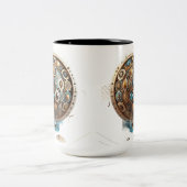 Cup Cover Design Special Tweekleurige Koffiemok (Center)